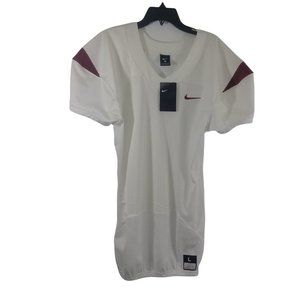 Nike Men's Vapor Pro On-Field Team White Maroon Football Jersey Large